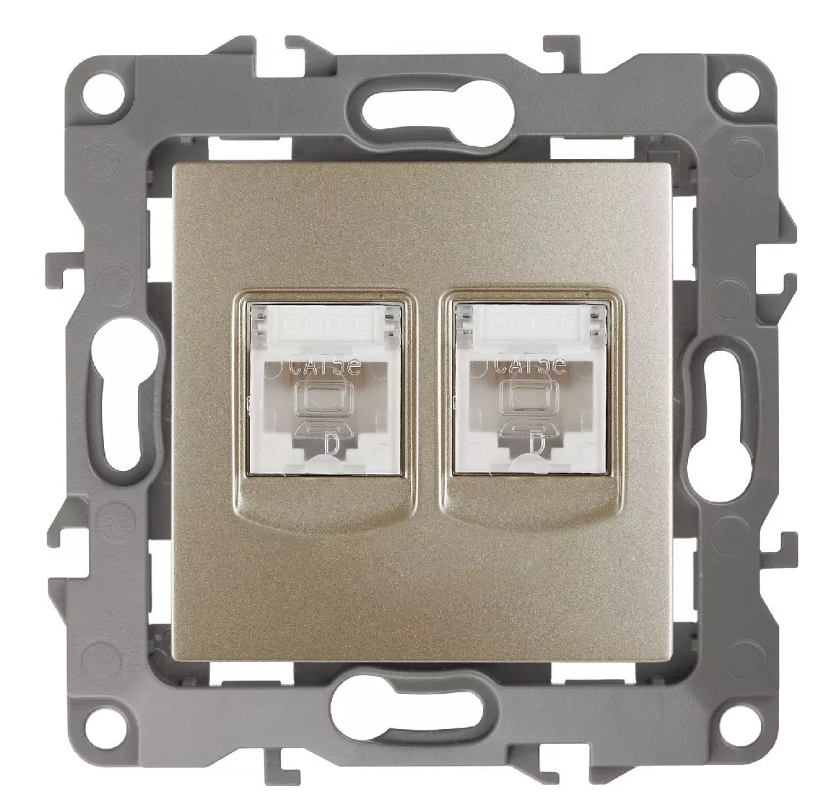 

Розетка информационная двойная 2XRJ45 Эра 12-3108-04 Б0014732