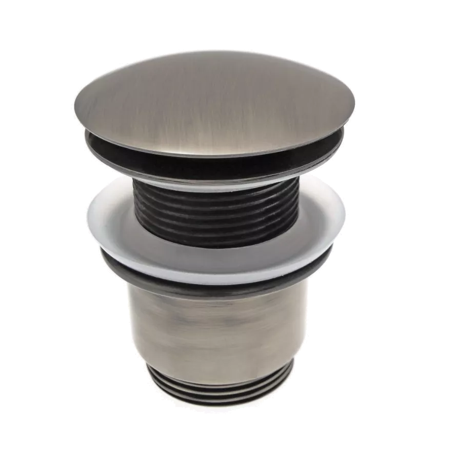 

Remer Донный клапан click-clack короткий без перелива 1 1/4"