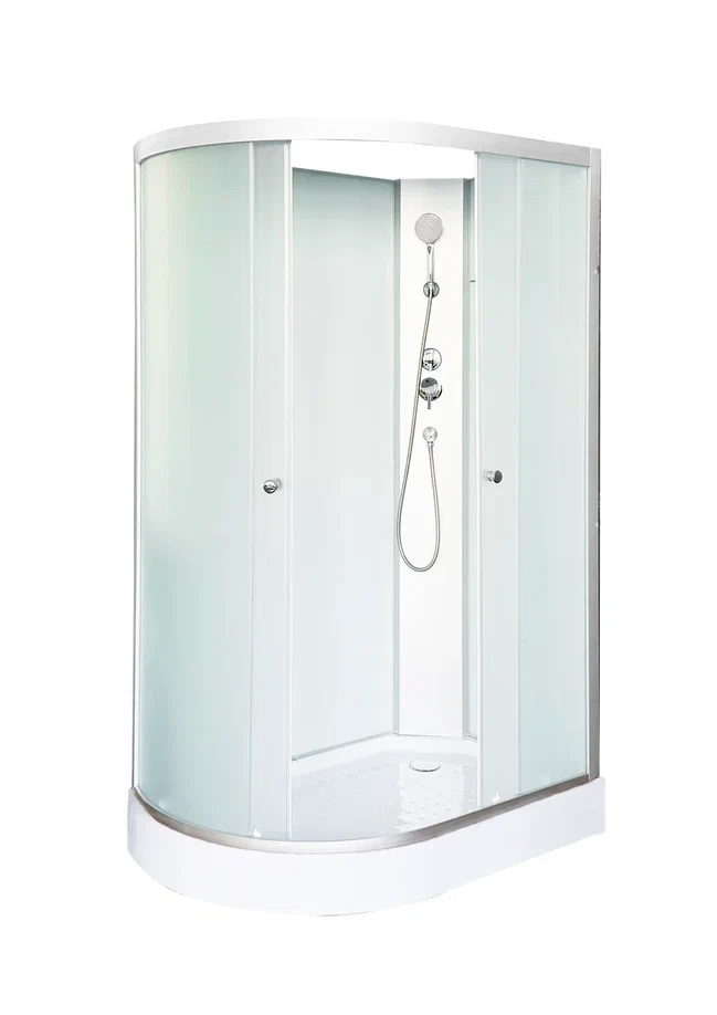 Душевая кабина DTO LM902RN 120х80 без крыши профиль хром стекло матовое 39301₽