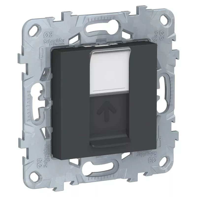 

Розетка компьютерная RJ45 Schneider Electric Unica New Cat. 5е UTP NU541154