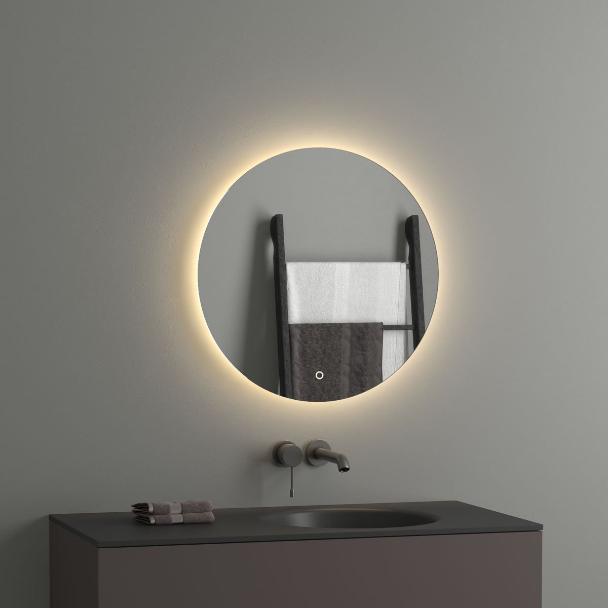 

Зеркало круглое Evoform Ledshine BY 2653 60x60