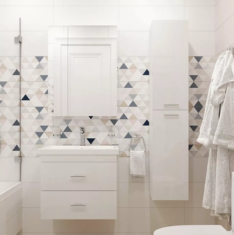 

Мебель для ванной DIWO Ростов 60 белая, в современном стиле, российская (гарнитур, комплект)