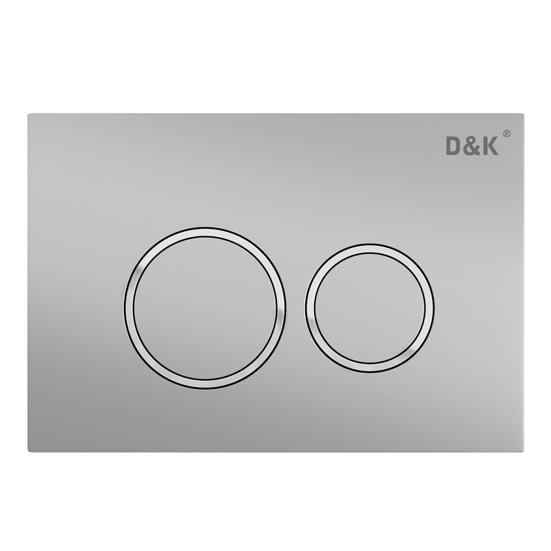 Клавиша смыва D&K Bayern (арт.инсталл DI8050127) матовый хром (DB1529002)