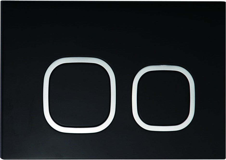 

Кнопка смыва для унитаза ARROW AHM001C АБС-пластик, цвет черный