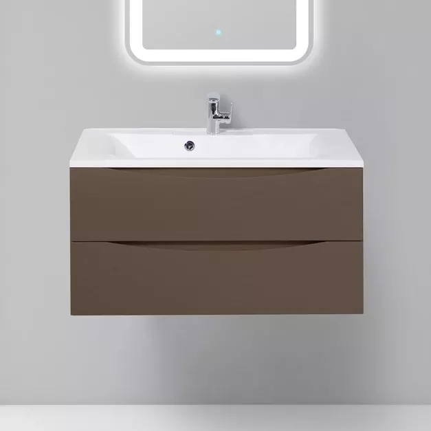 

Тумба с раковиной BelBagno Marino 90 cioccolato opaco, Коричневый