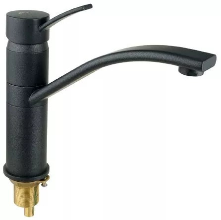 

Смеситель для кухонной мойки Timo Berta (0303FN black, Черный