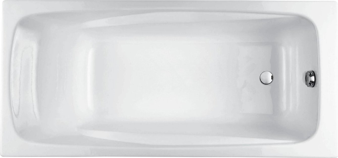 Купить Чугунная ванна Jacob Delafon Repos E2918-S-00 170x80 без анти скользящего покрытия, белый, чугун