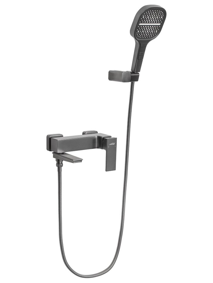 

Смеситель для ванны с ручным душем Hansberge H4070BG Графит