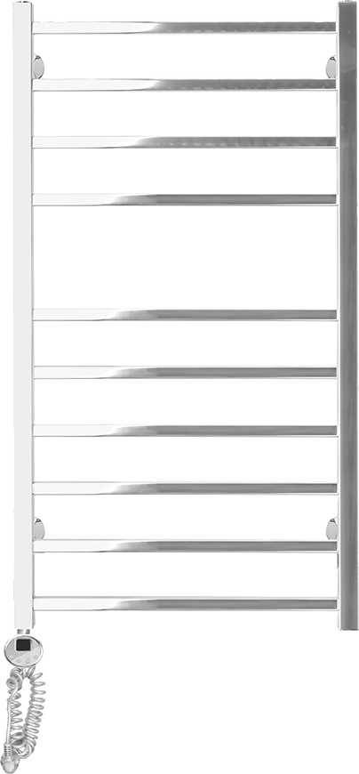 

Полотенцесушитель электрический Domoterm Квадро П10 50x100 EL, хром, L