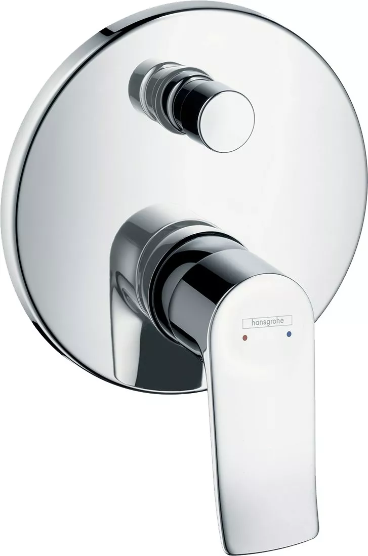 Смеситель для ванны Hansgrohe Metris хром (31493000), цвет серый, размер 15 - фото 1