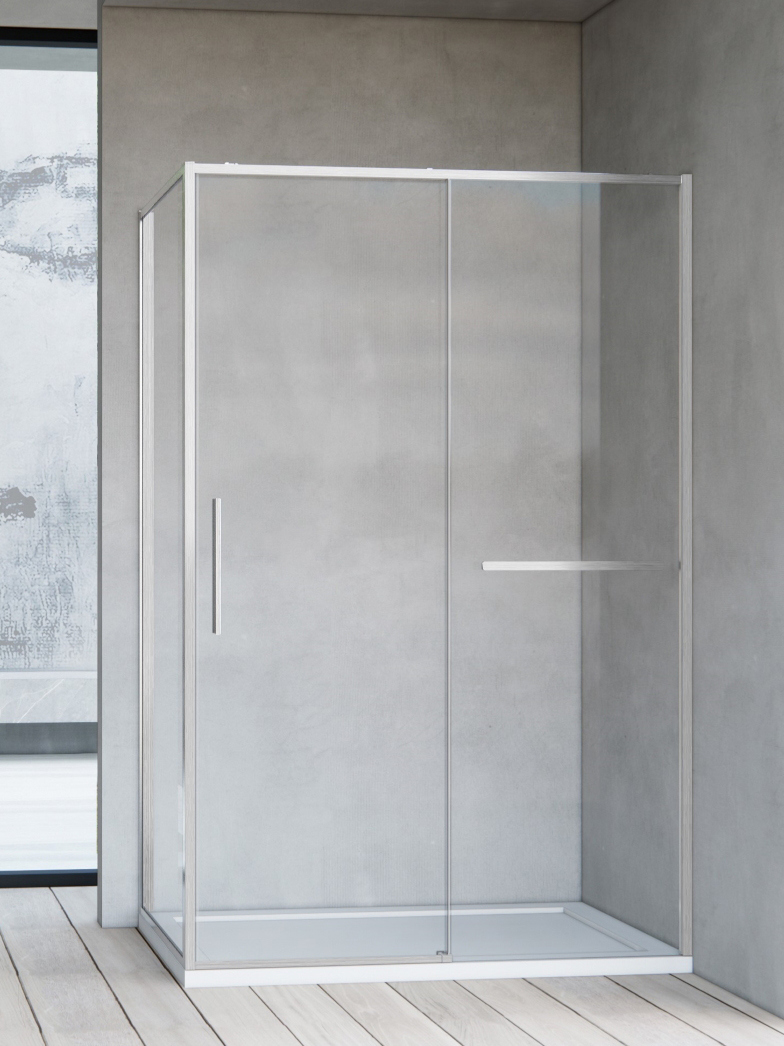 

Душевой уголок Vincea Slim Soft VSR-1SS9012CLBN 120x90, профиль брашированный никель, стекло прозрачное