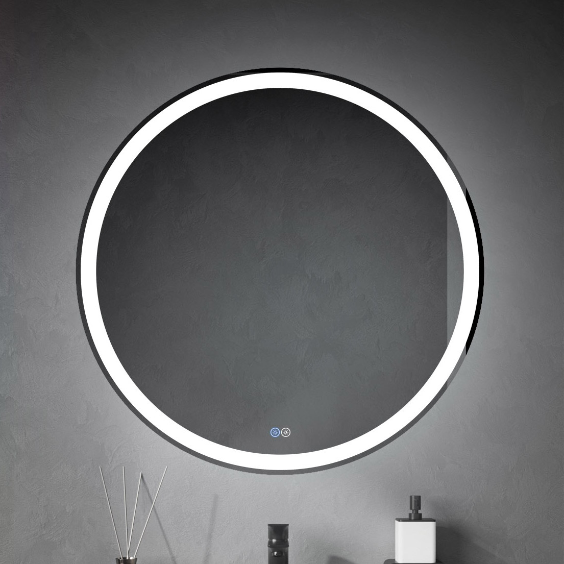 Зеркало круглое Cezares Multicolore 80 с подсветкой 19200₽