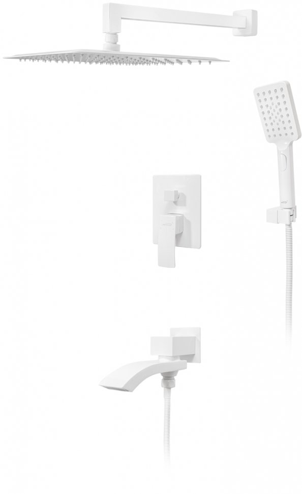 

Душевая система Hansberge CUBITO H6077WW Белый