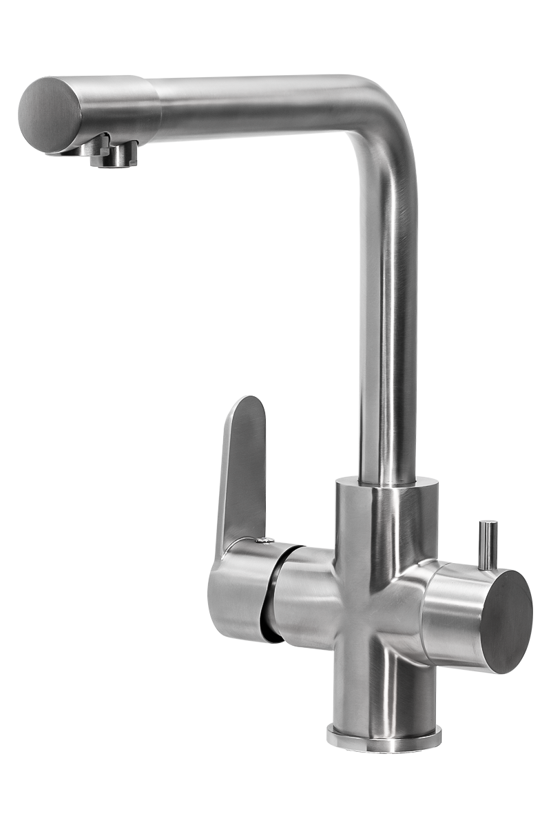 

Смеситель для кухни ПСМ-ПРОФСАН PSM-300-22 STEEL с подключением фильтра тип См-МОЦБА