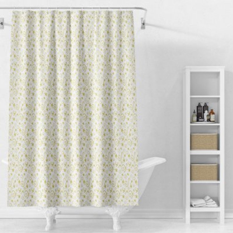 Штора для ванной комнаты Splenka S3811808 желтыйбелый 528₽