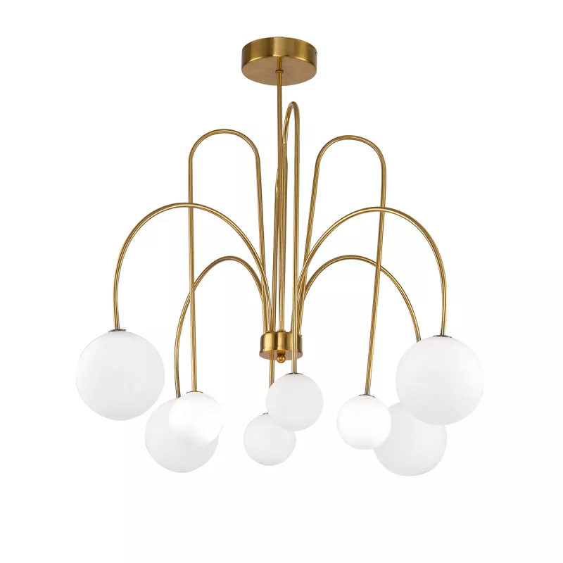 

Люстра на штанге Delight Collection KG1213P-8 brass