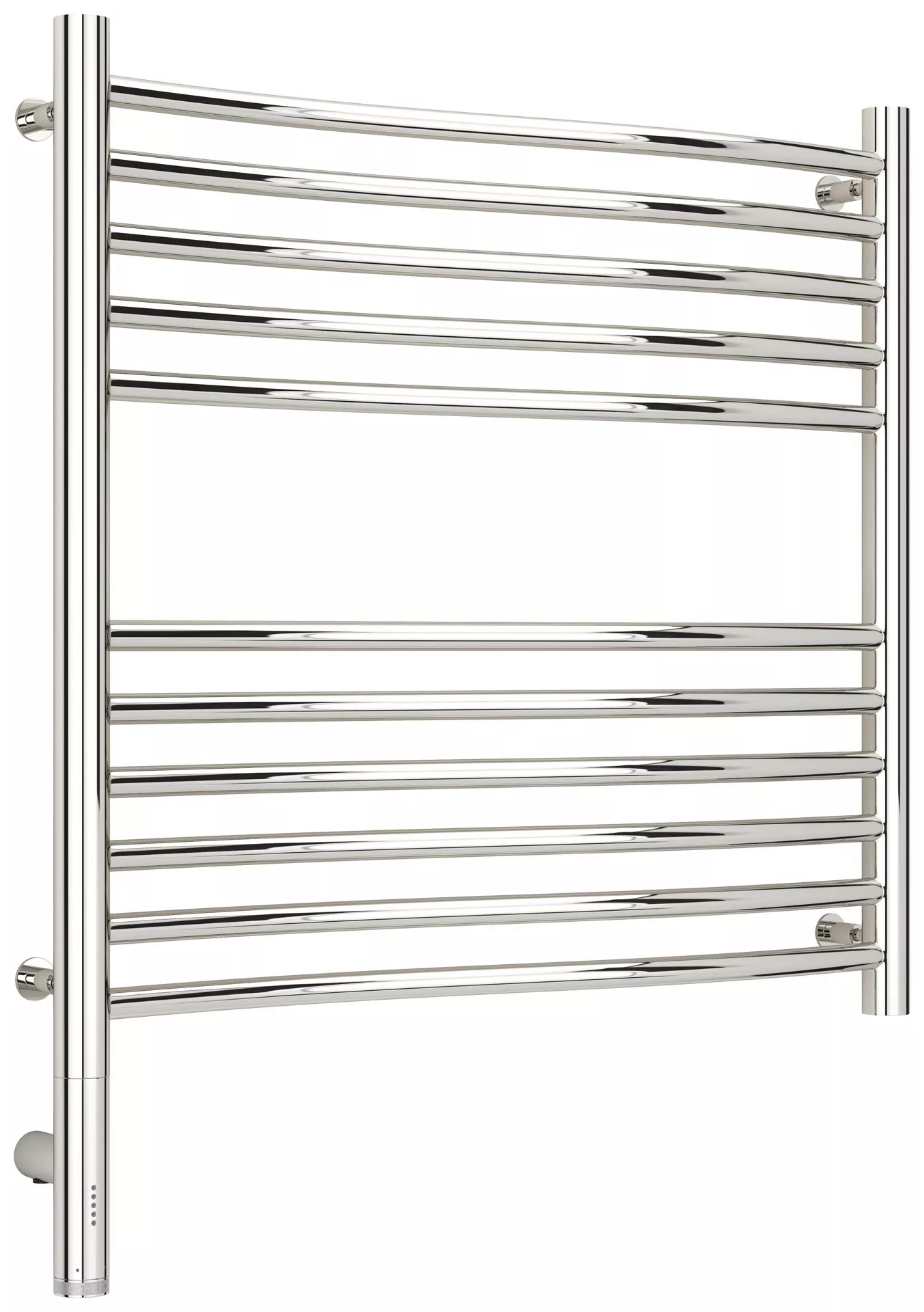 

Полотенцесушитель электрический РЭБ ФЛЮИД 3.0 600х600 МЭМ левый (Без покрытия)