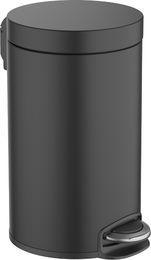 

AQ4992MB корзина для мусора с педалью, 8л, матовый черный