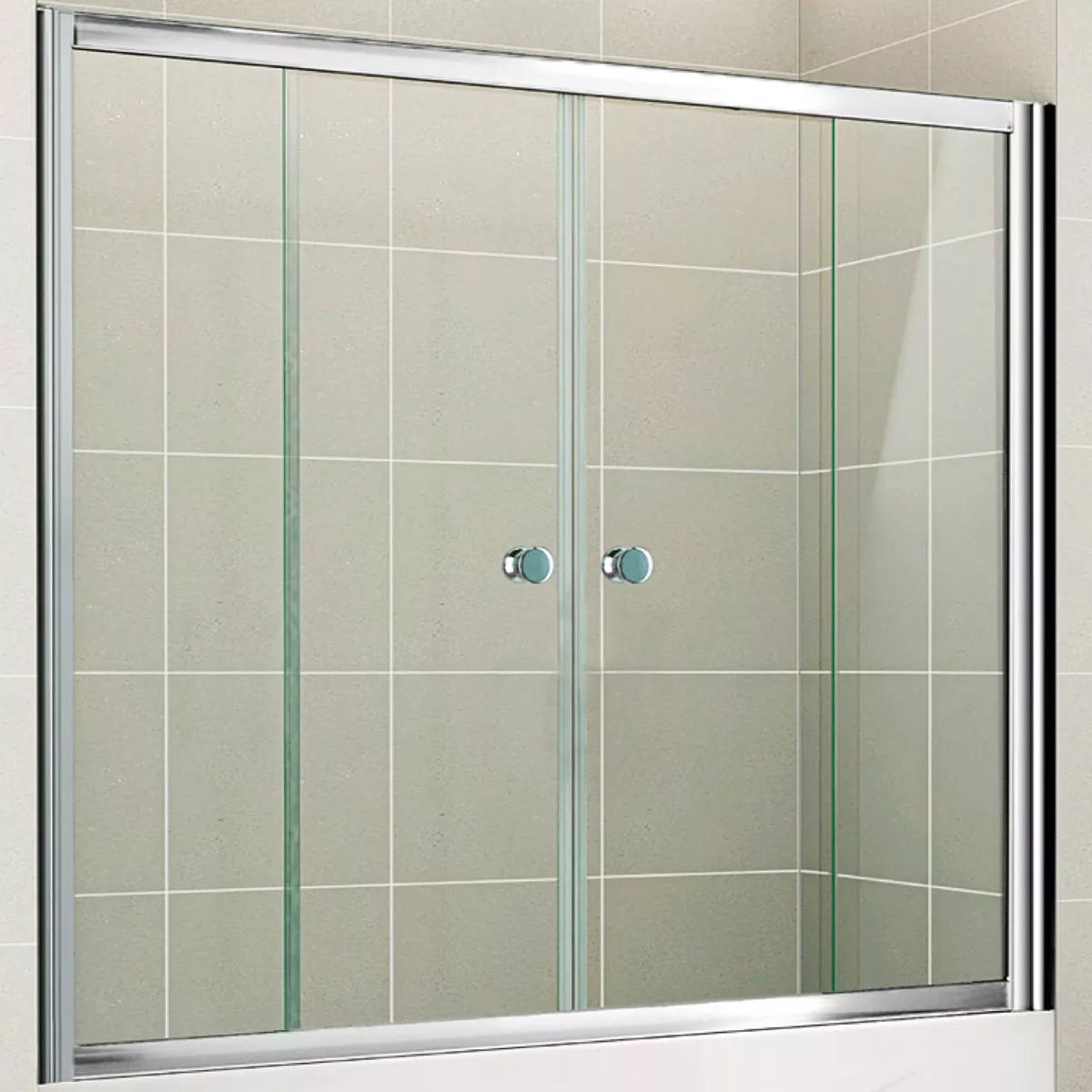 

Шторка на ванну Cezares Pratico VF2 170/140 C Cr