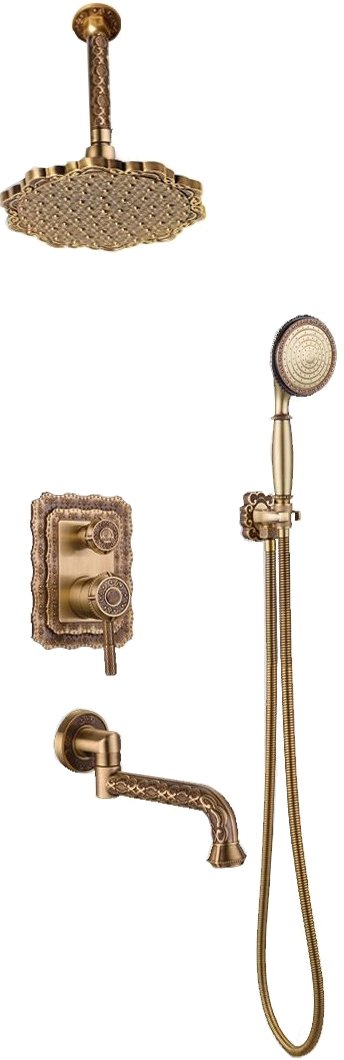 Душевые наборы Душевой комплект Bronze de Luxe Windsor 10137/1F