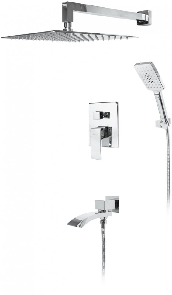 

Душевая система Hansberge CUBITO H6077C Хром