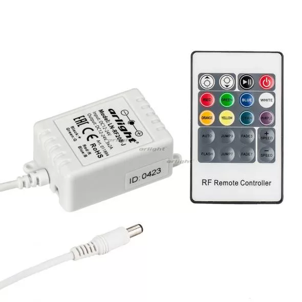 

Контроллер Arlight LN-RF20B-J (12V, 72W, ПДУ 20кн) 011884