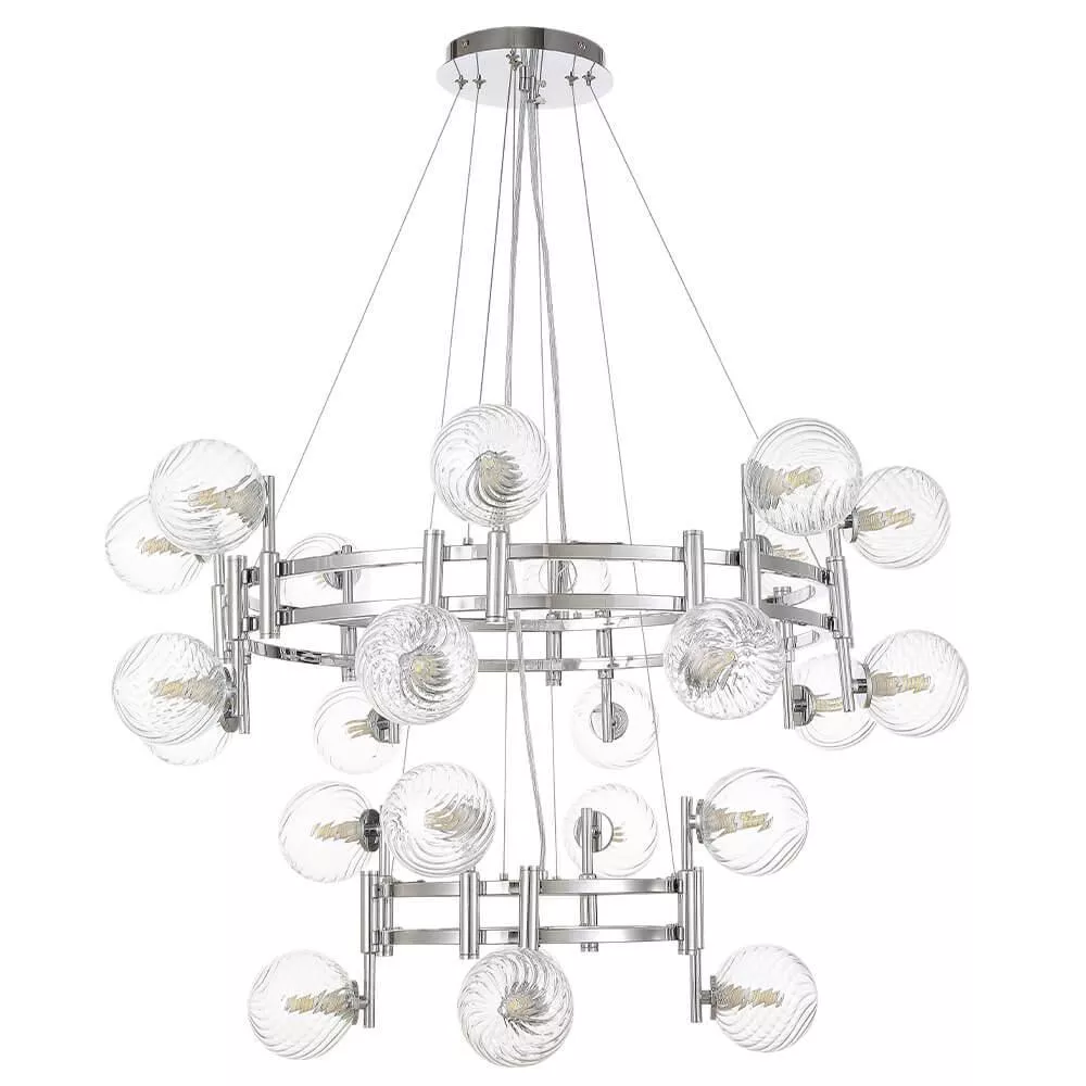 

Подвесная люстра Crystal Lux Luxury SP16+8 Chrome