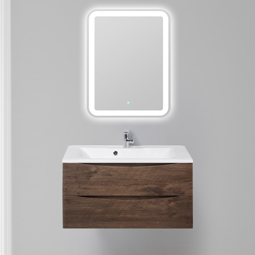 

Мебель для ванной комнаты BelBagno Marino 90 rovere moro