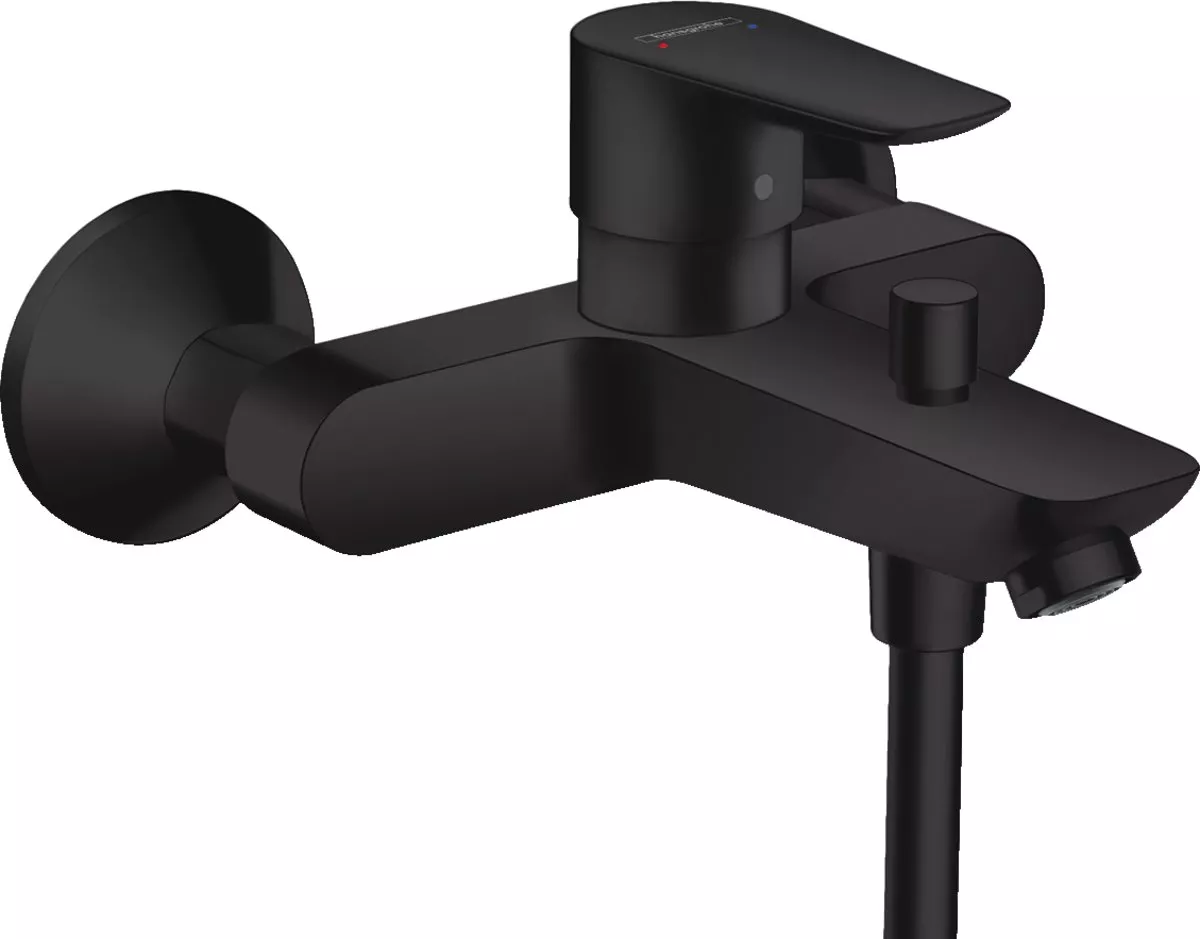 

Смеситель для ванны с душем Hansgrohe Talis E 71740670 черный матовый
