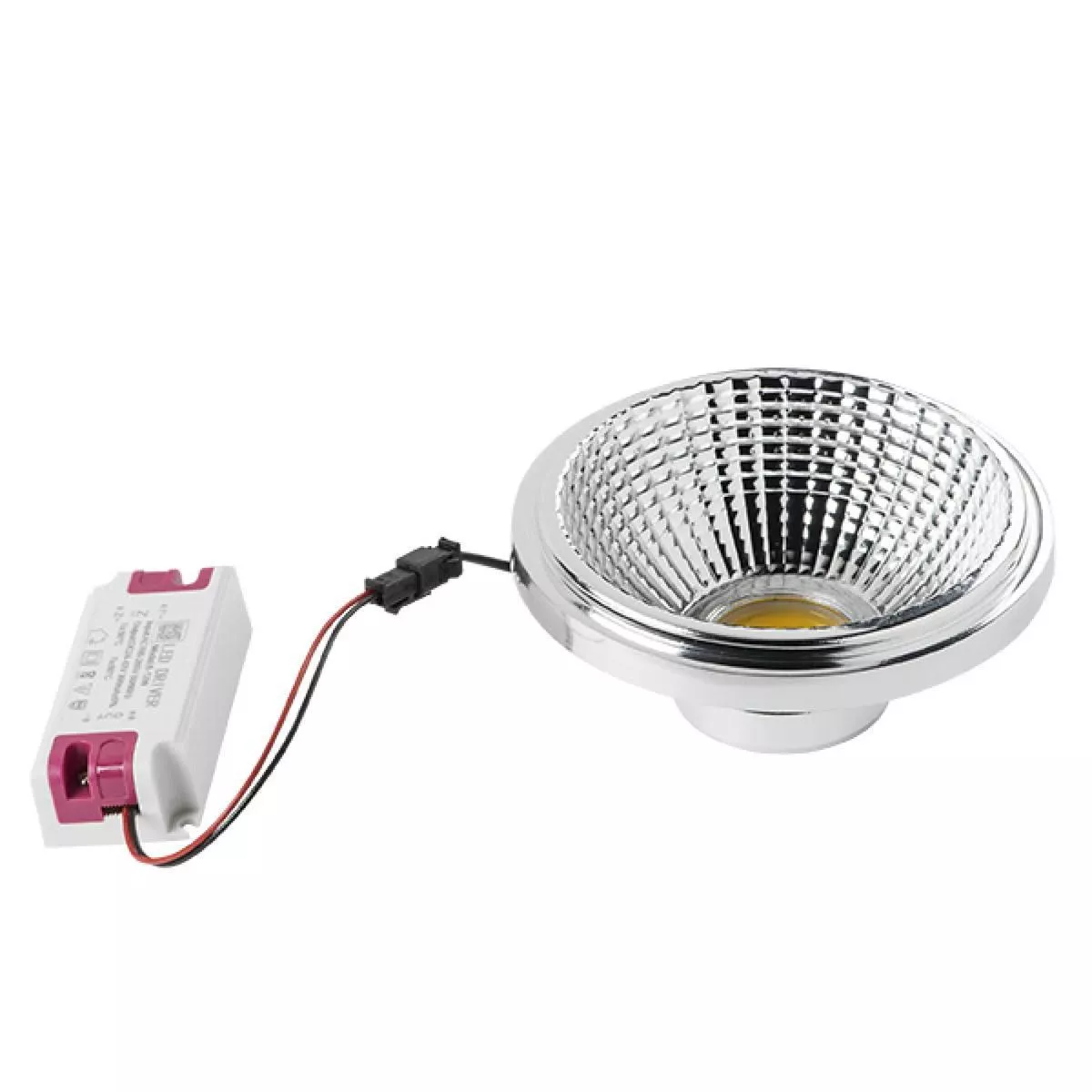 

Лампа светодиодная Lightstar LED AR111 12W 4000K полусфера хром 932134