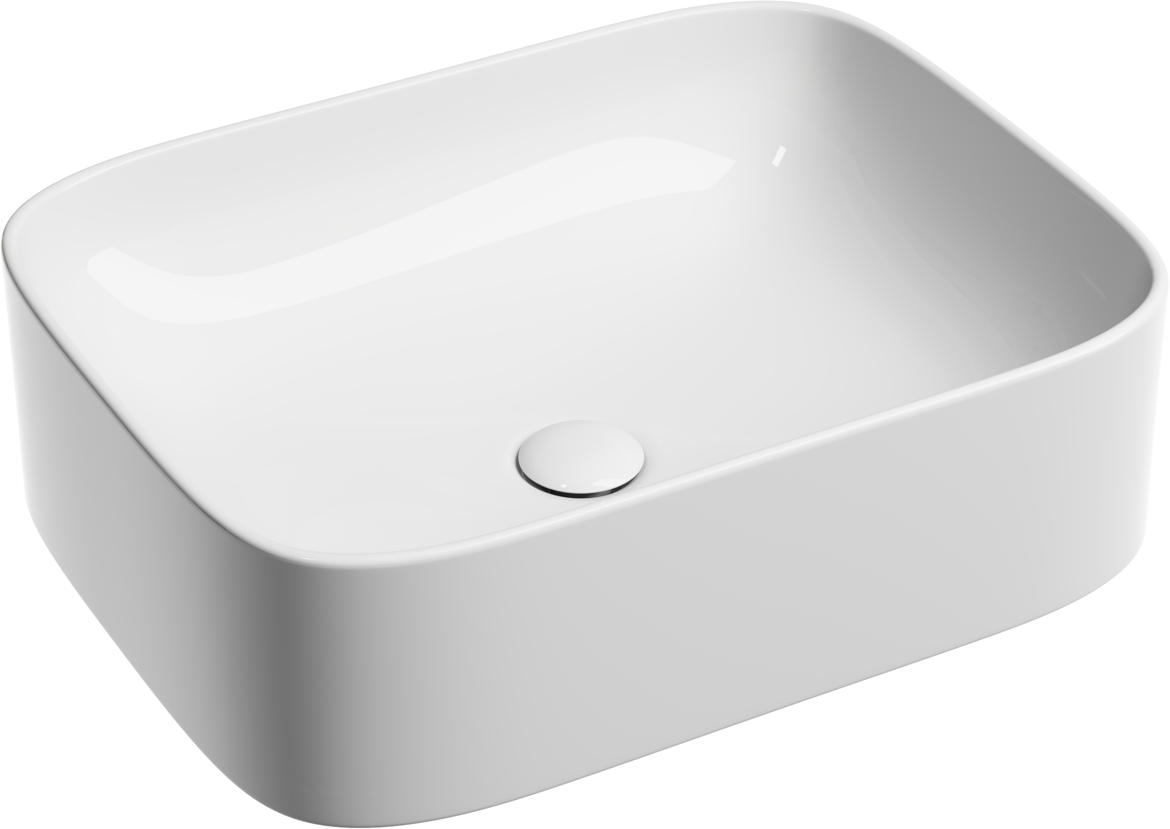 

Накладная раковина Ceramicanova Element CN6052 белая глянцевая