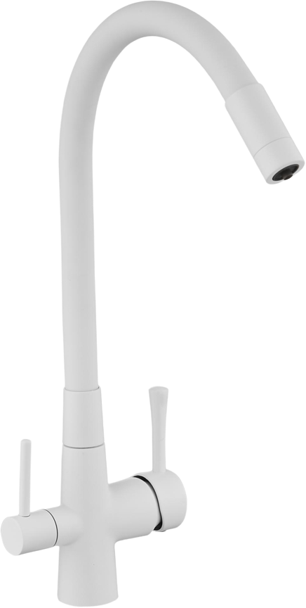 

Смеситель для кухни Savol S-L1806W-02 с гибким изливом