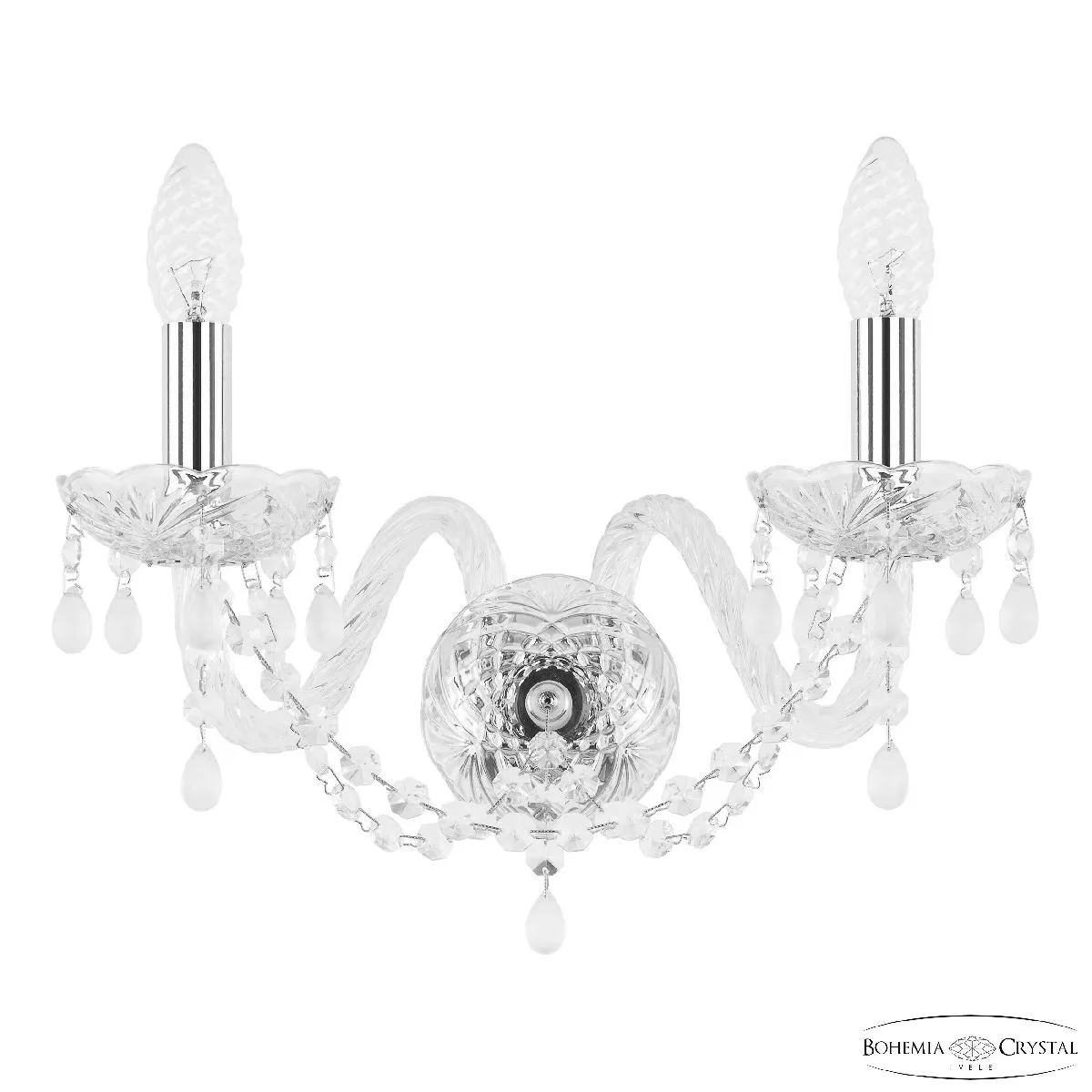 

Бра Bohemia Ivele Crystal 112B/2/165 Ni V0300