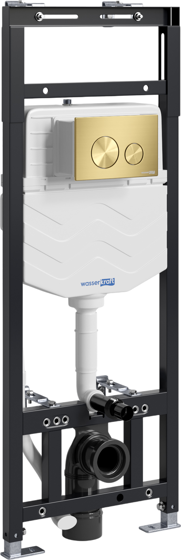 

Система инсталляции для унитазов Wasserkraft Alme 15TLT.010.ME.MG02 с кнопкой смыва матовое золото
