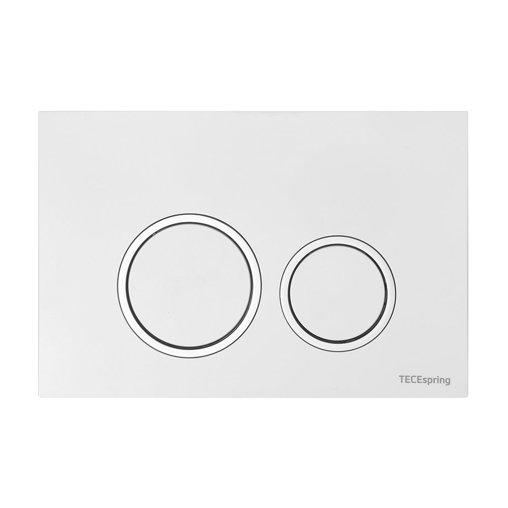 

Панель смыва TECEspring R, белый глянцевый/хром глянц.