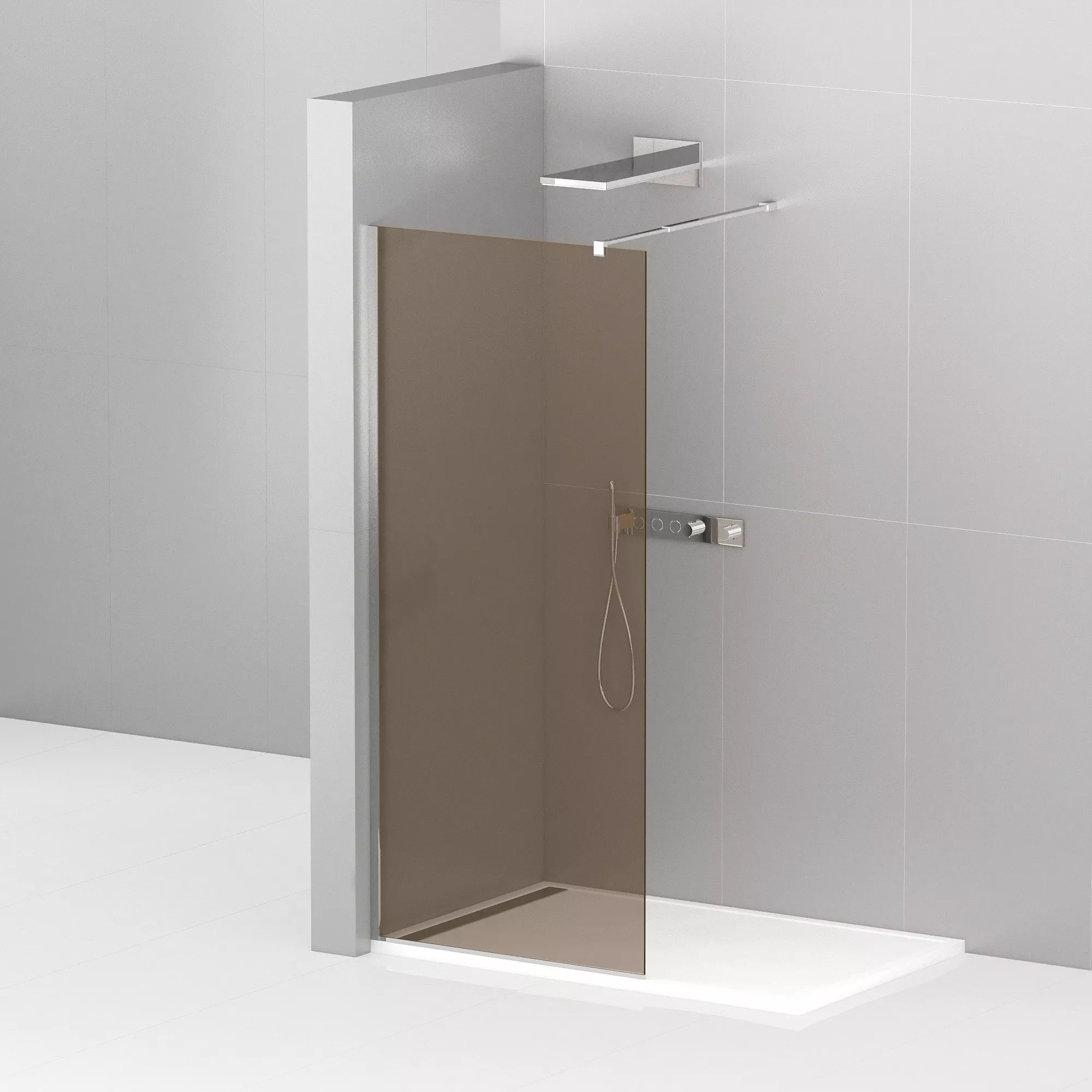 

Душевая перегородка Cezares Liberta -L-1-110-BR-Cr