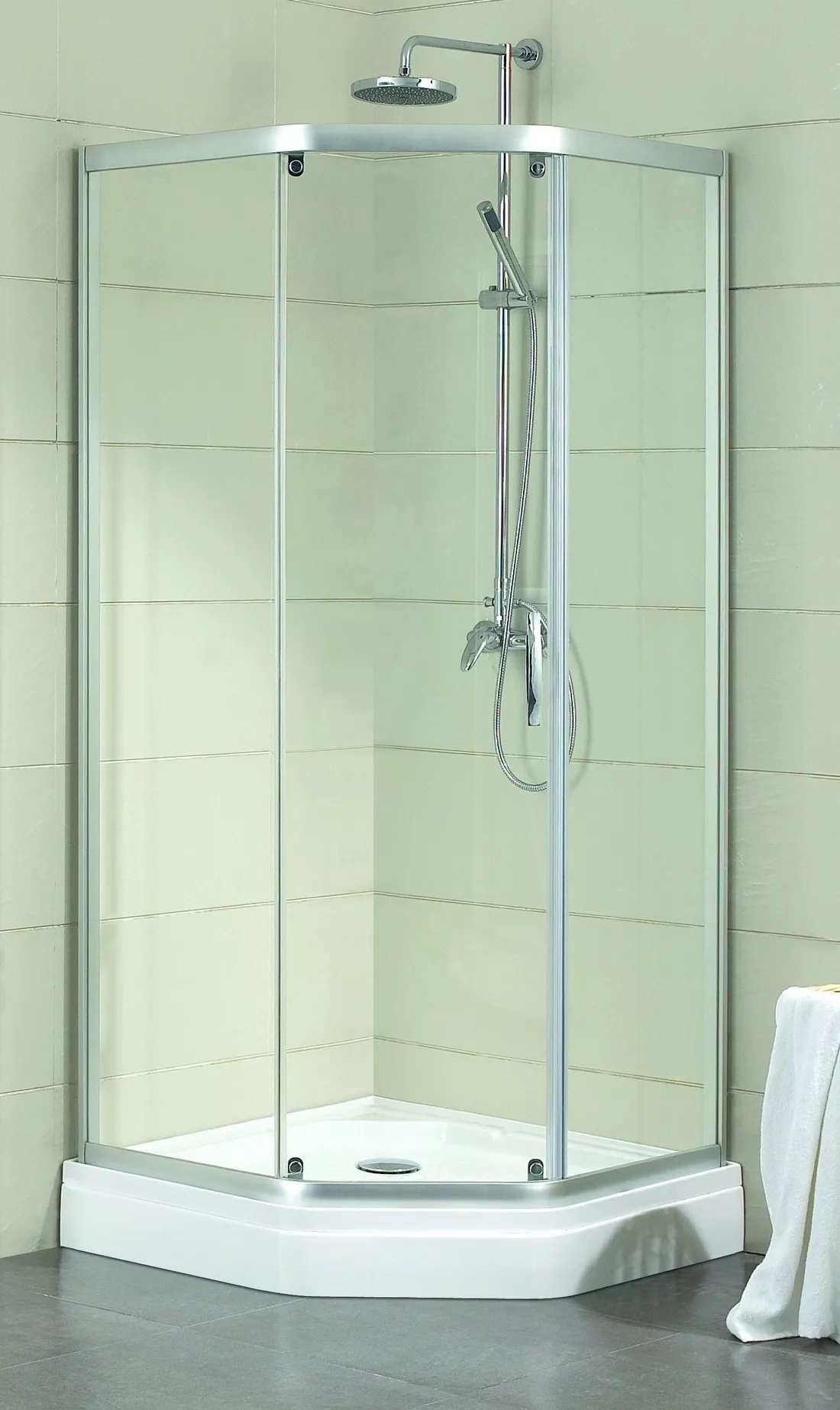 

Душевой уголок Bravat Line BS090.6115A 90х90х200