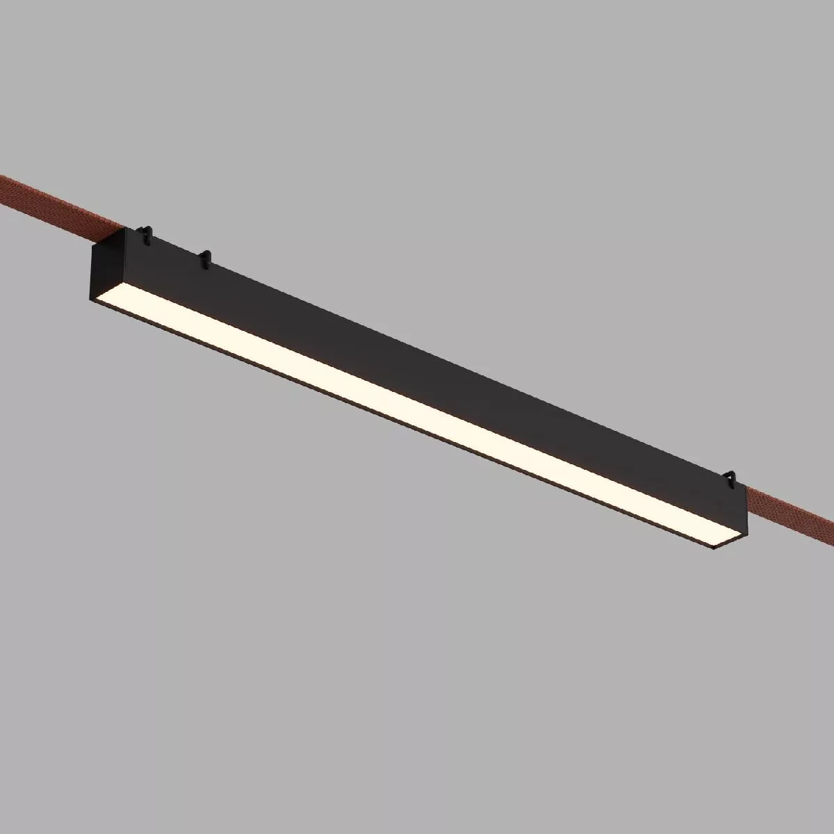 

Трековый однофазный светильник Denkirs Belty Linear DK5577-BK