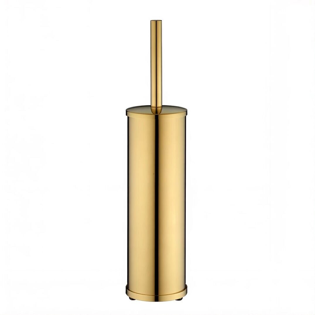 K-1027POLISHED GOLD Щетка для унитаза напольная