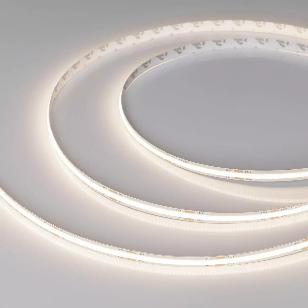 

Светодиодная лента Arlight 10W/m 480Led/m CSP дневной белый 20M COB-X480-8mm 24V Day4000 048023