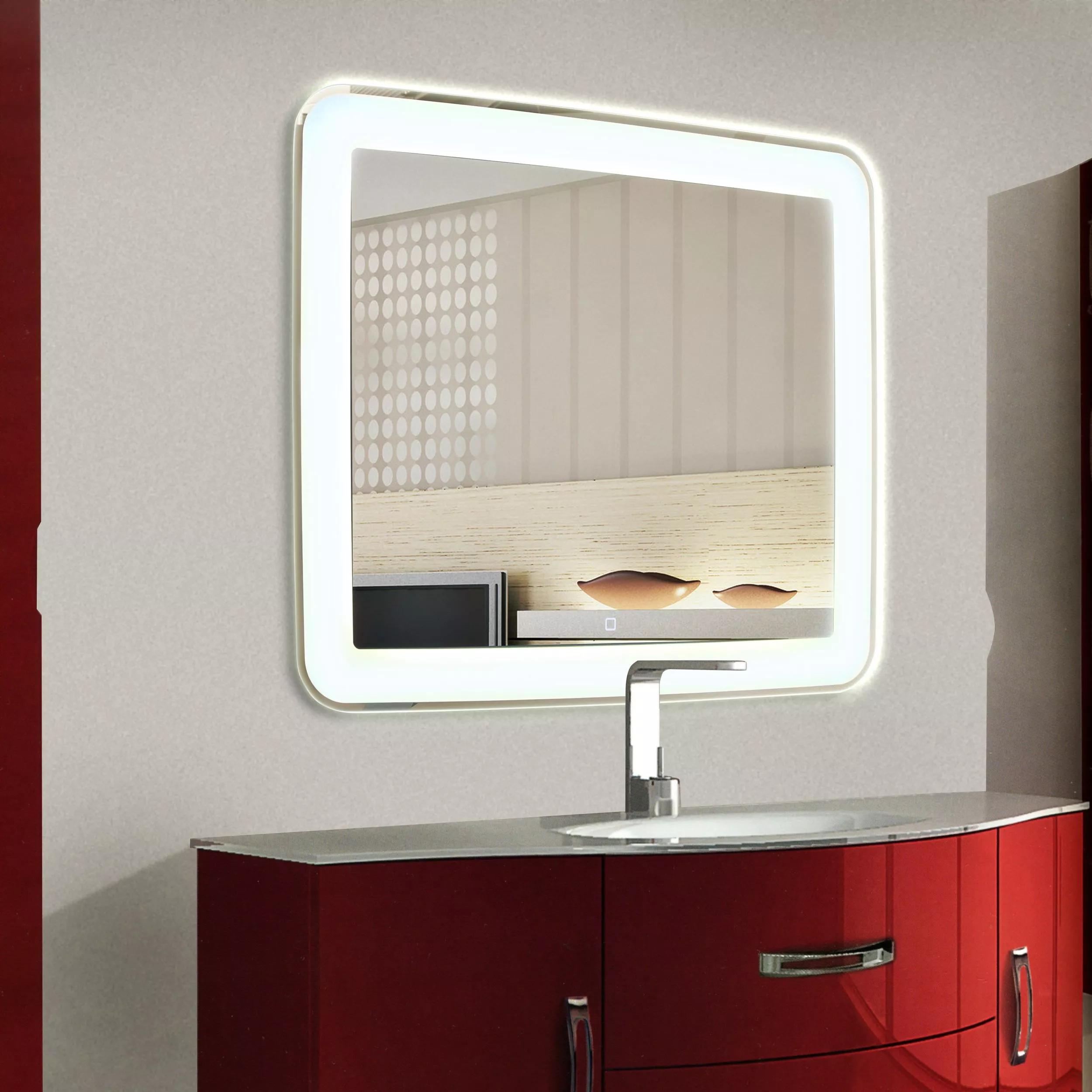 

Зеркало Art&Max Latina 60х60 AM-Lat-600-600-DS-F с подсветкой