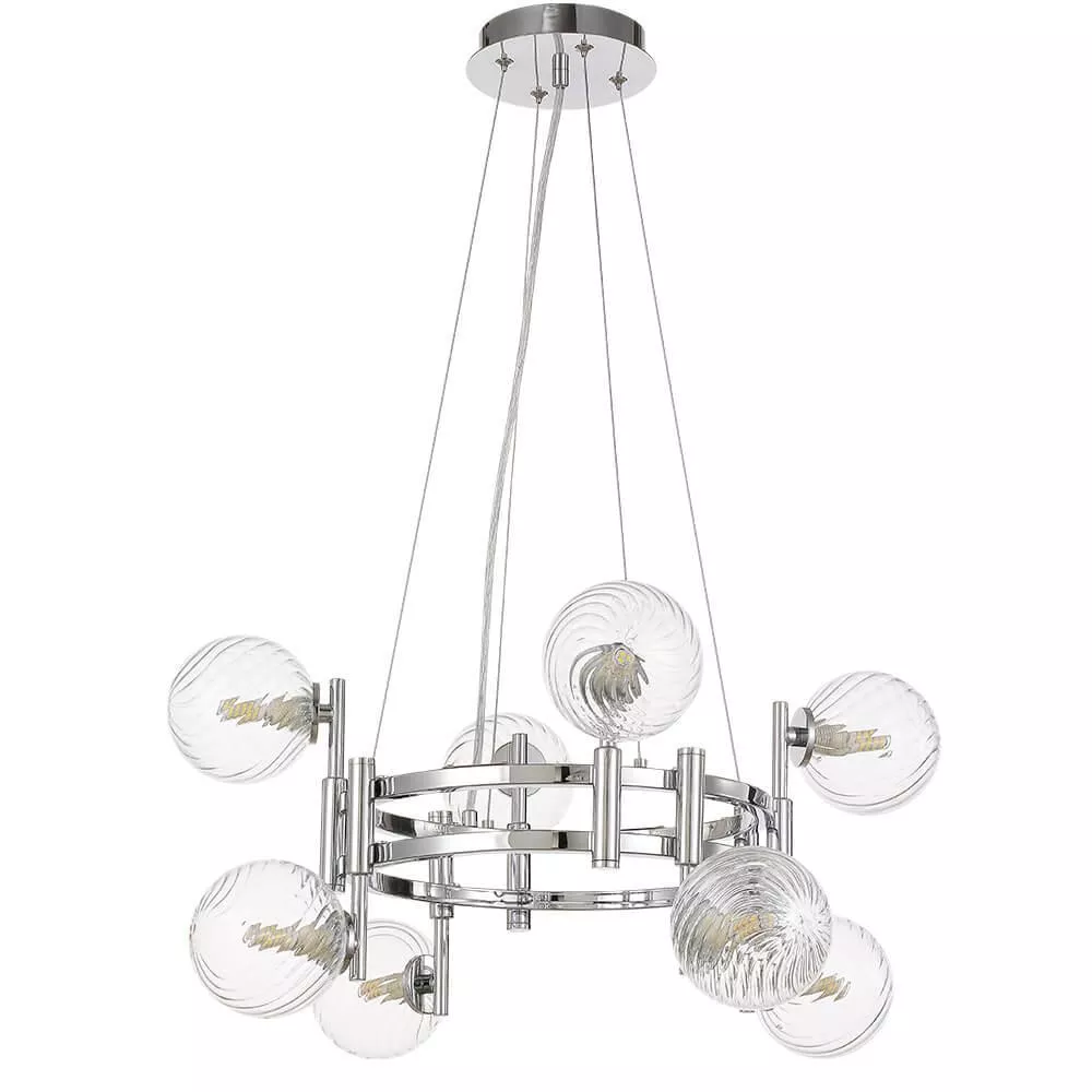 

Подвесная люстра Crystal Lux Luxury SP8 Chrome