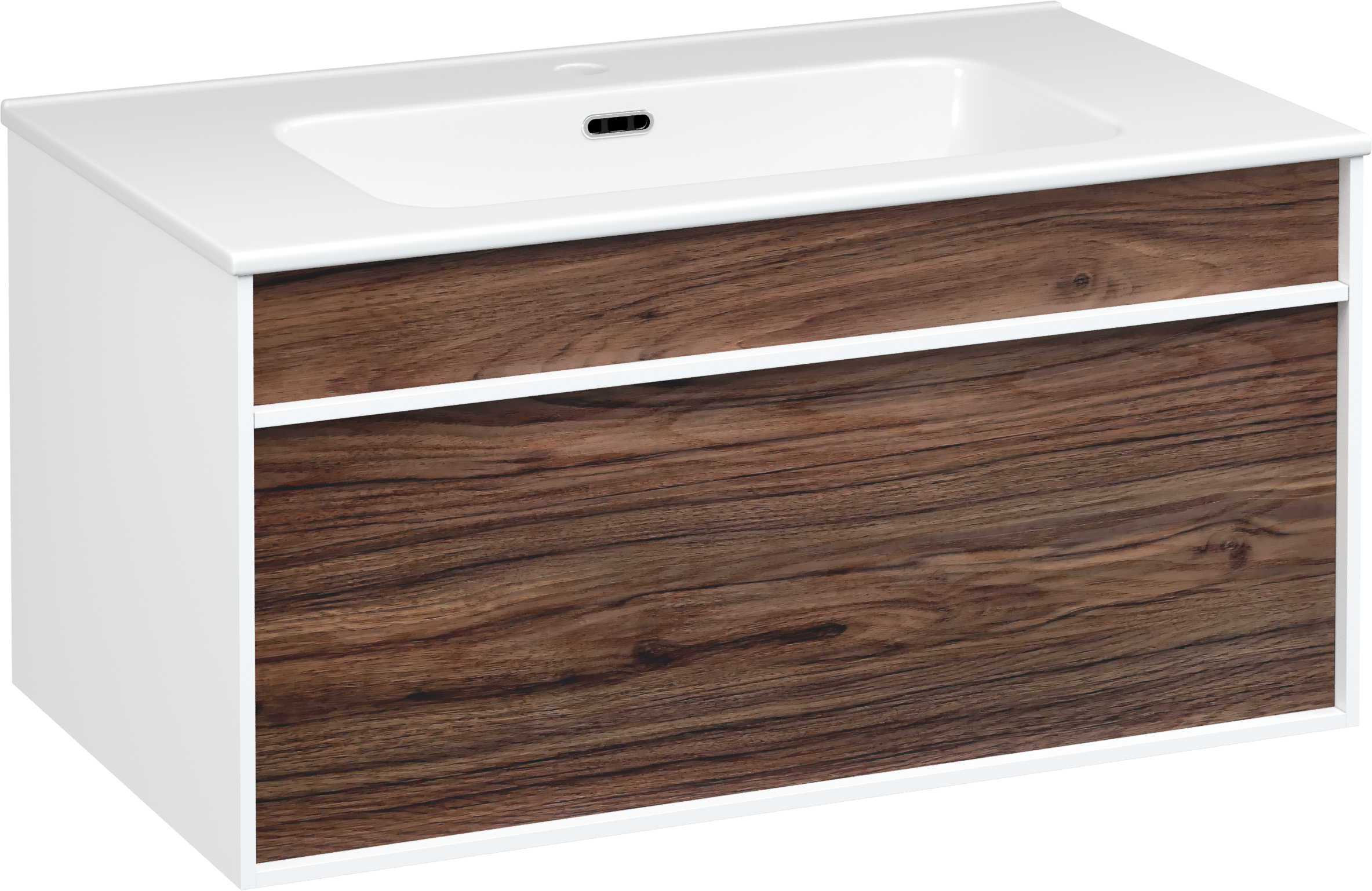 

Тумба с раковиной STWORKI Вестервик 80 орех каньон