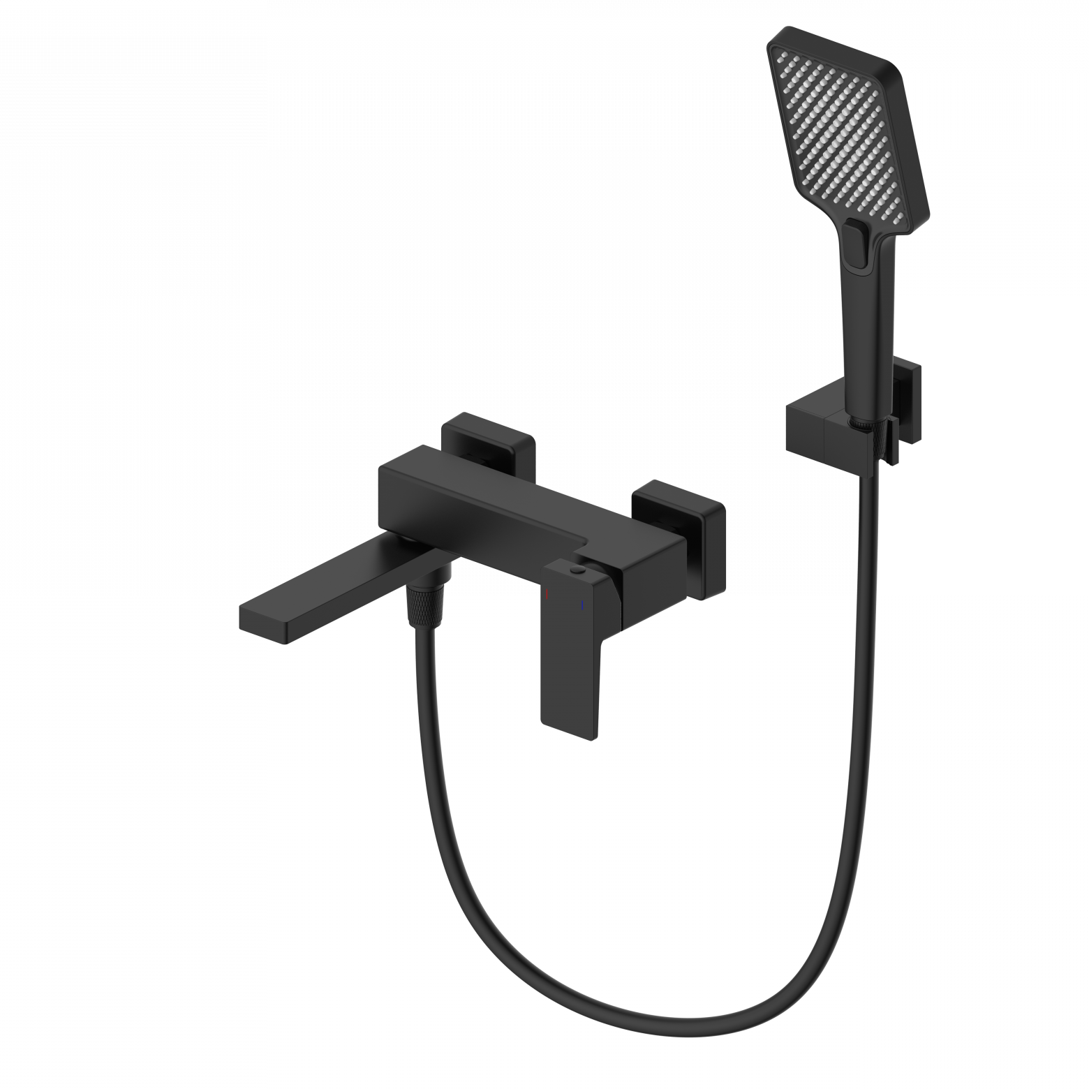 

Смеситель для ванны с душем Wonzon & Woghand WW-88037068-MB матовый черный