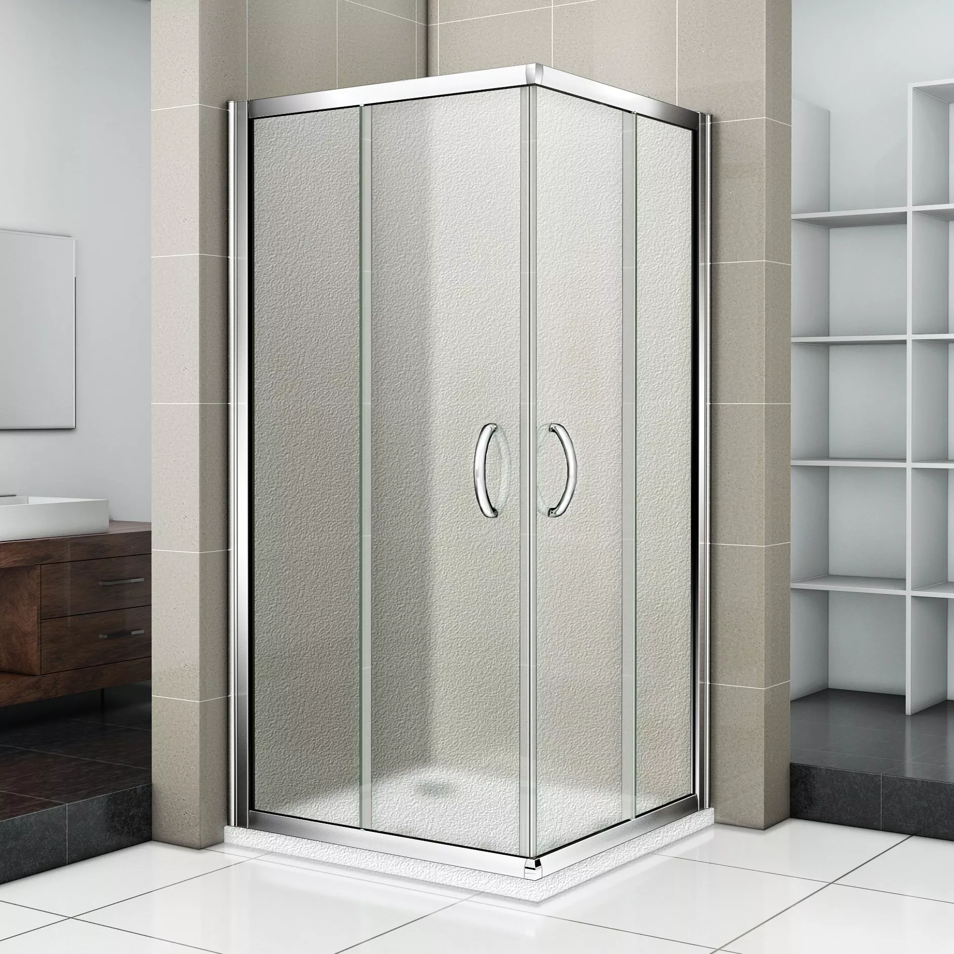 Душевой уголок Good Door Infinity CR-100-G-CH 100x100