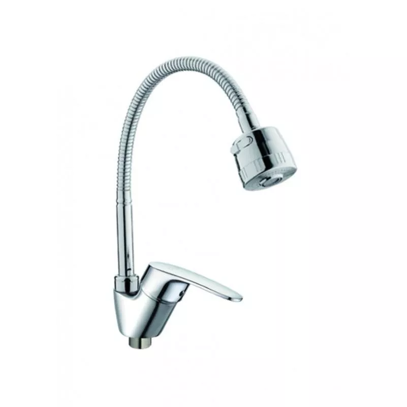 

Смеситель для кухни с гибким изливом D-Lin D150302-T, хром