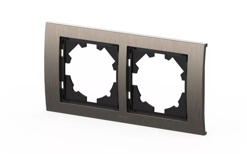 

Рамка двухместная ELBI Zena Platin 500-073000-226