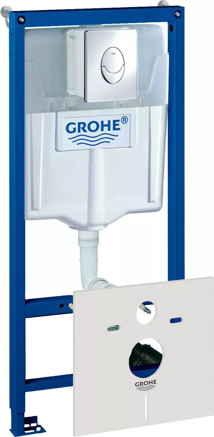 Система инсталляции для унитазов Grohe Rapid SL 38750001 4 в 1 с кнопкой смыва - фото 1
