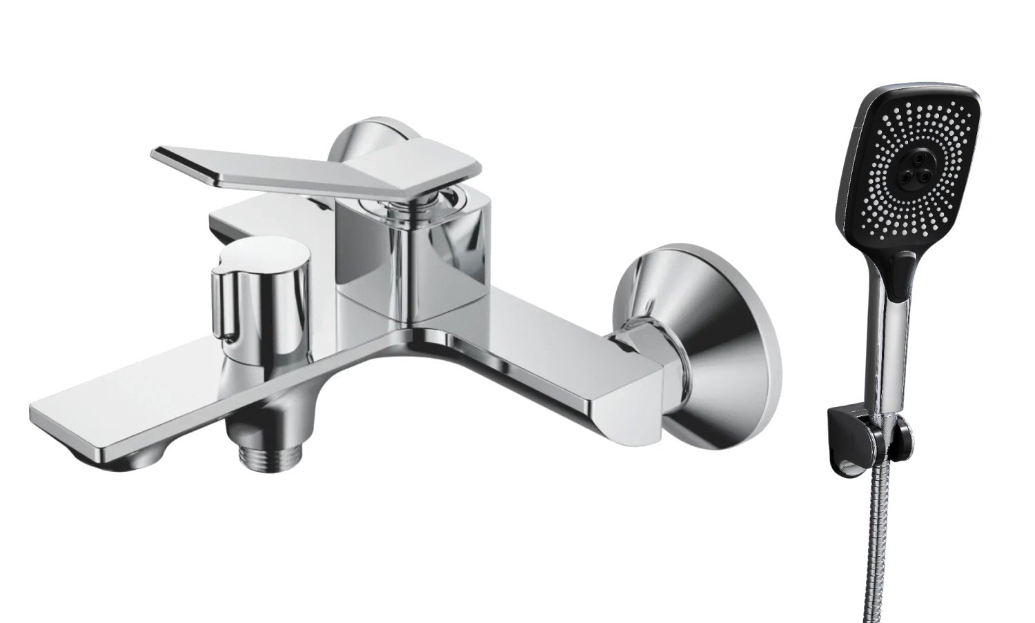 Смеситель для ванны с душем BELZ B618 B60618 хром 7337₽