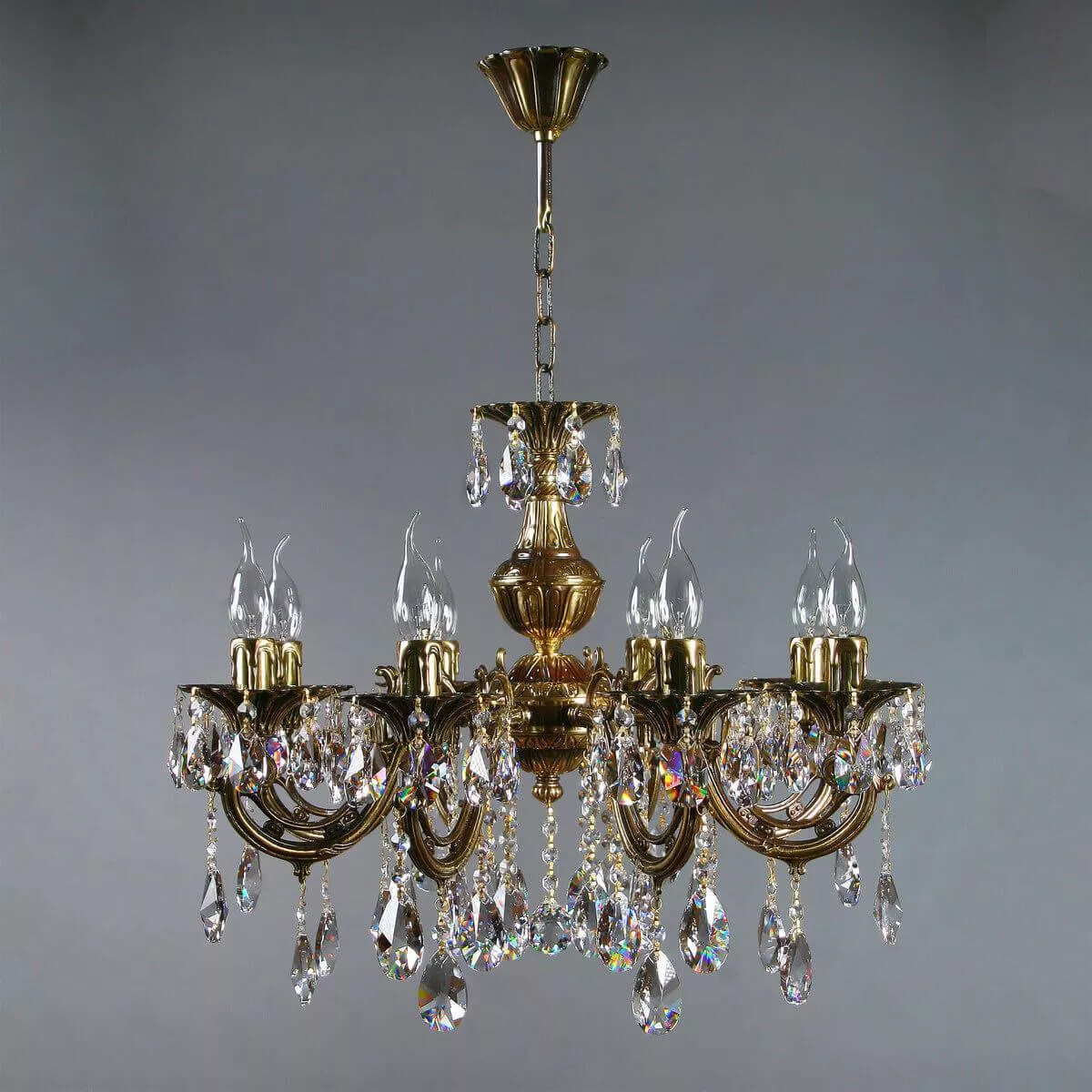 

Подвесная люстра Ambiente Aria 8818/8 PB Tear drop